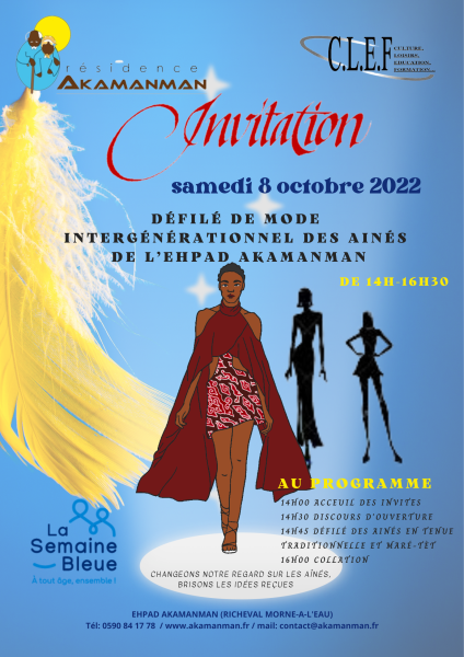 illustration-DÉFILÉ DE MODES DES AINÉS DE L’EHPAD AKAMANMAN